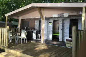 Camping Parco del Lago - Mobilheim vom Campingplatz im Grünen