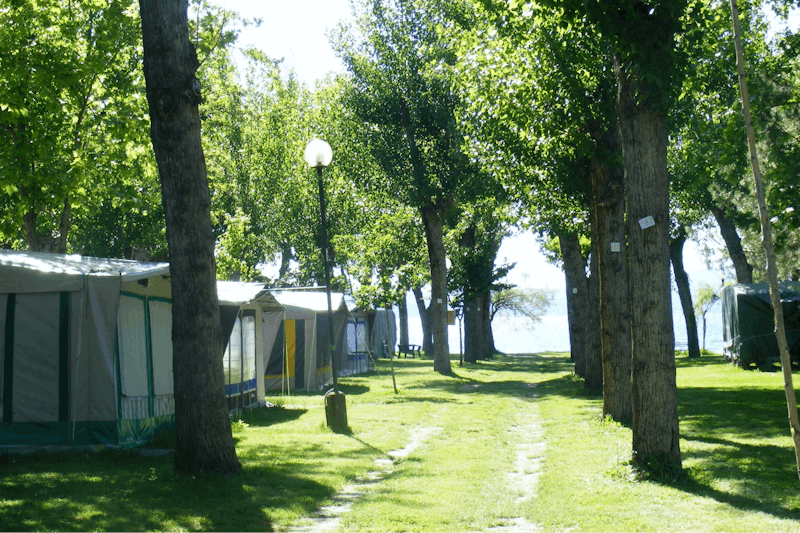 Camping Parco del Lago Wohnwagen- und Zeltstellplatz mit direktem Zugang zum Braccianosee-