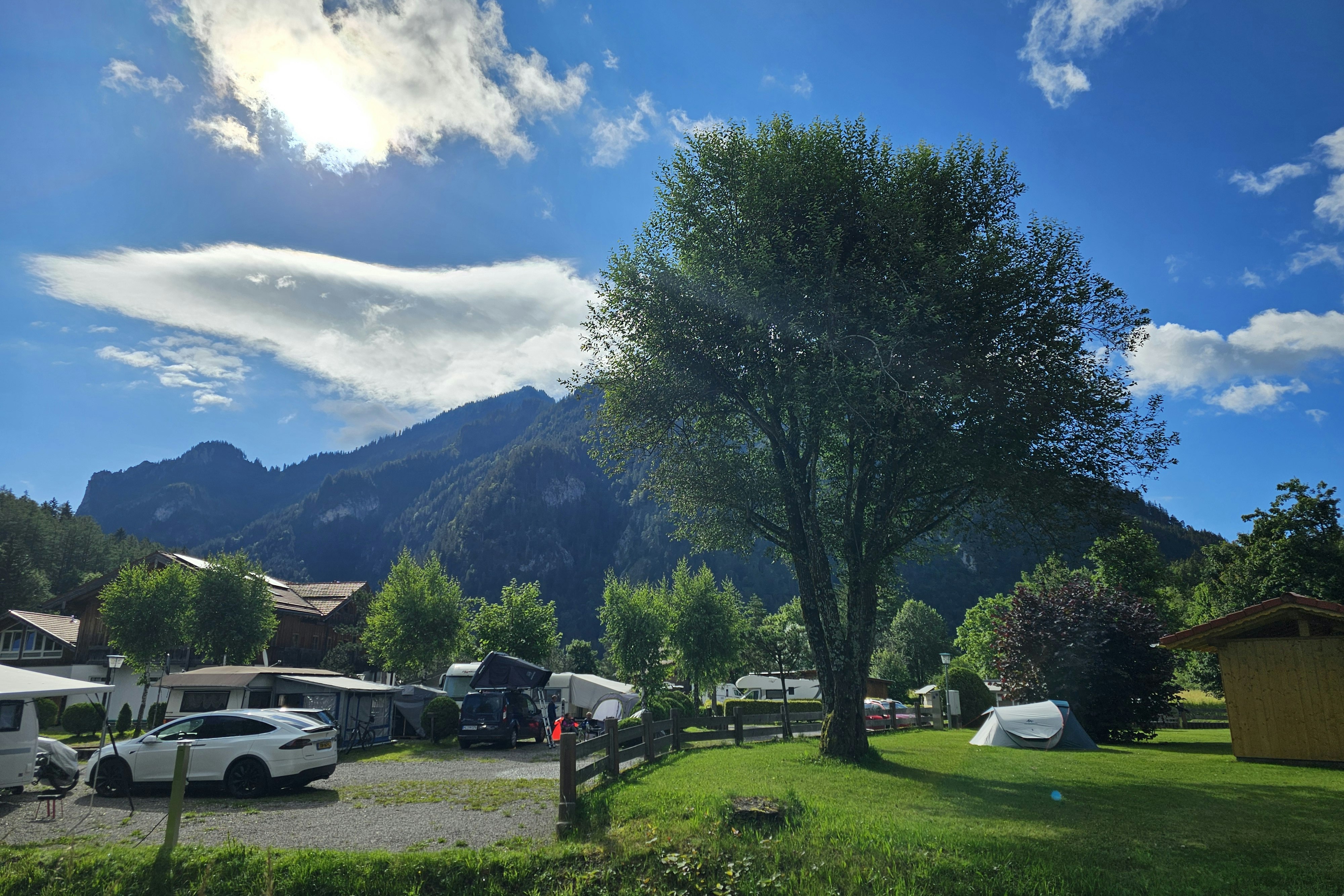 Campingpark Oberammergau - Standplätze im Grünen auf dem Campingplatz