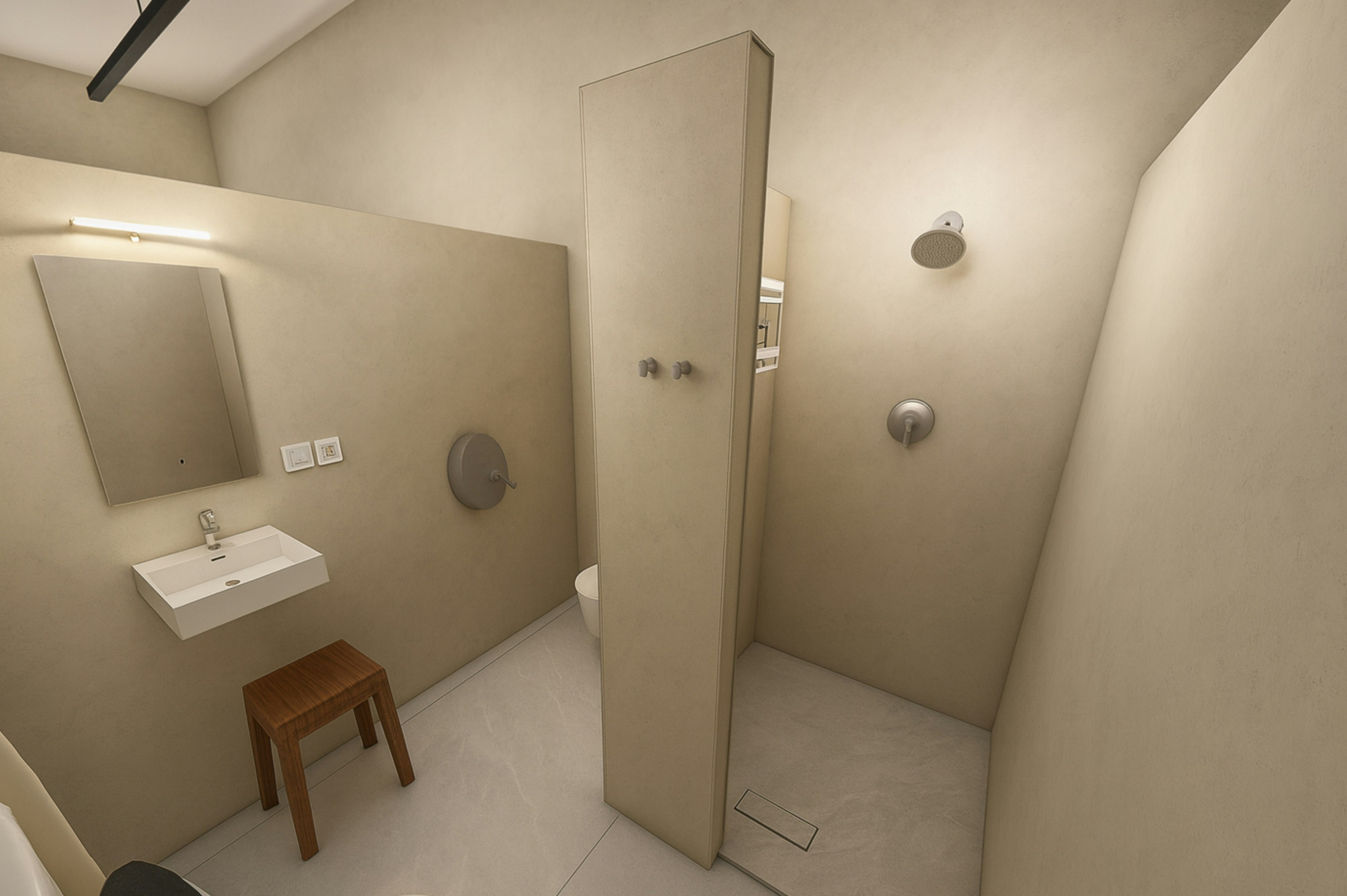 Camping Peñiscola  - Innenansicht des Sanitärgebäudes