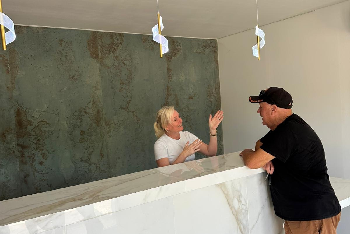 Camping Peñiscola - Rezeption des Campingplatzes