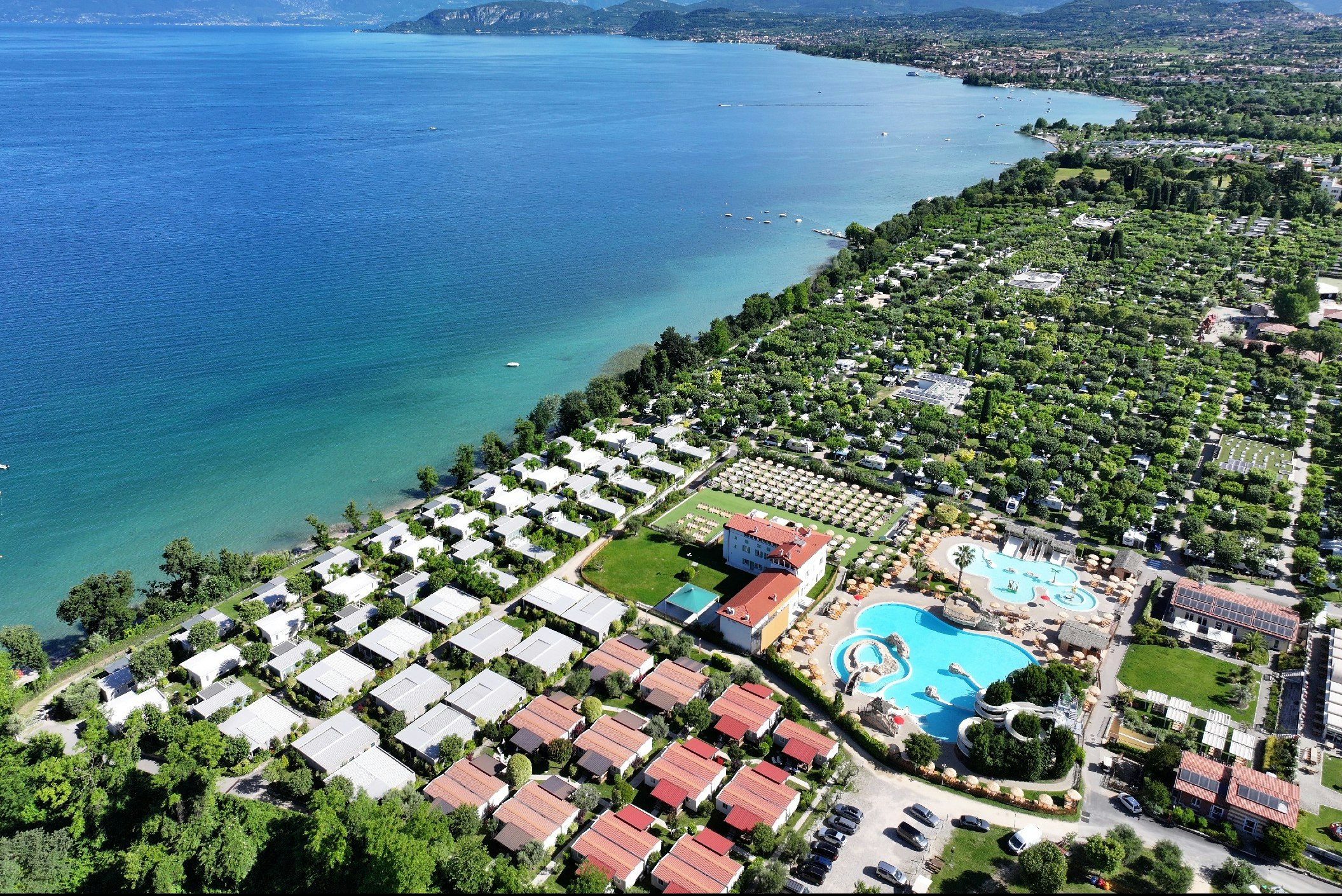 Camping Piani di Clodia  - Campingplatz aus der Vogelperspektive