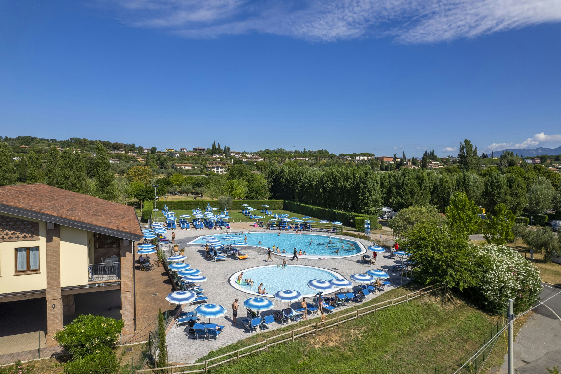 Camping Piantelle  - Campingplatz aus der Vogelperspektive