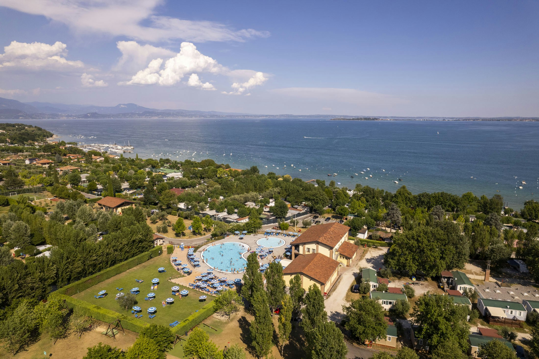 Camping Piantelle  - Luftaufnahme des Campingplatzes