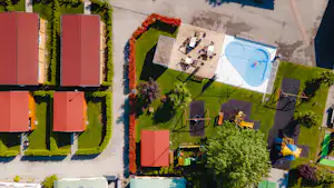 Camping Piccolo Paradiso - Luftaufnahme des Campingplatzes