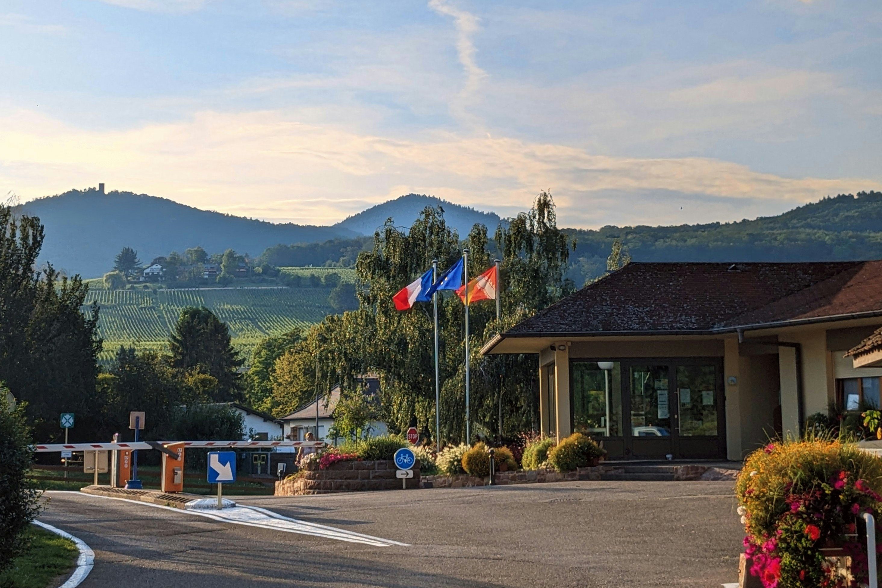 Camping Pierre de Coubertin - Rezeption des Campingplatzes