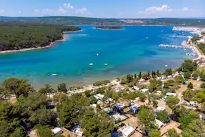 Camping Pila - Luftaufnahme des Campingplatzes