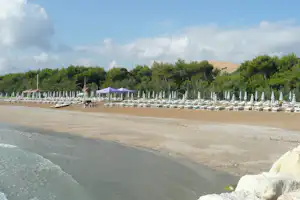 Camping Pineto Beach - Strand vom Campingplatz am Adriatischen Meer