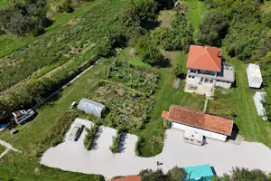 Camping Pirol - Campingplatz aus der Vogelperspektive