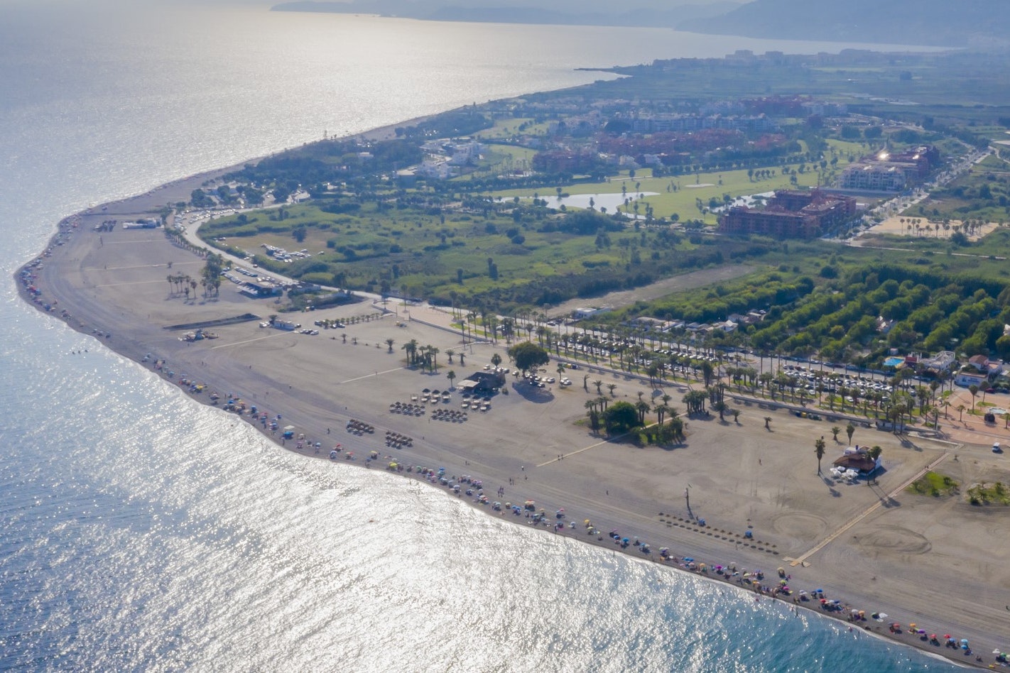 Camping Playa de Poniente  - Luftaufnahme des Campingplatzes