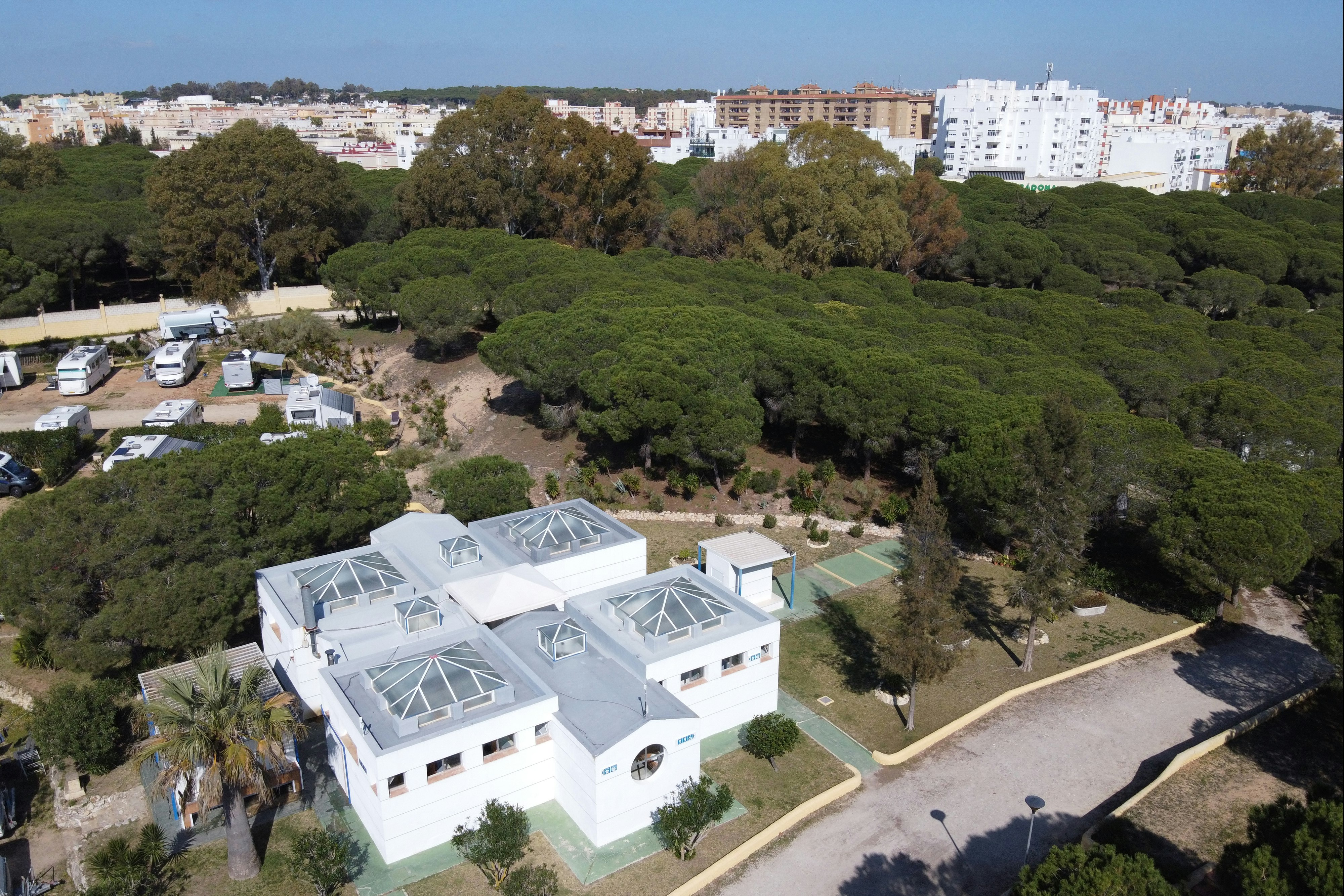 Camping Playa Las Dunas  - Luftaufnahme des Campingplatzes