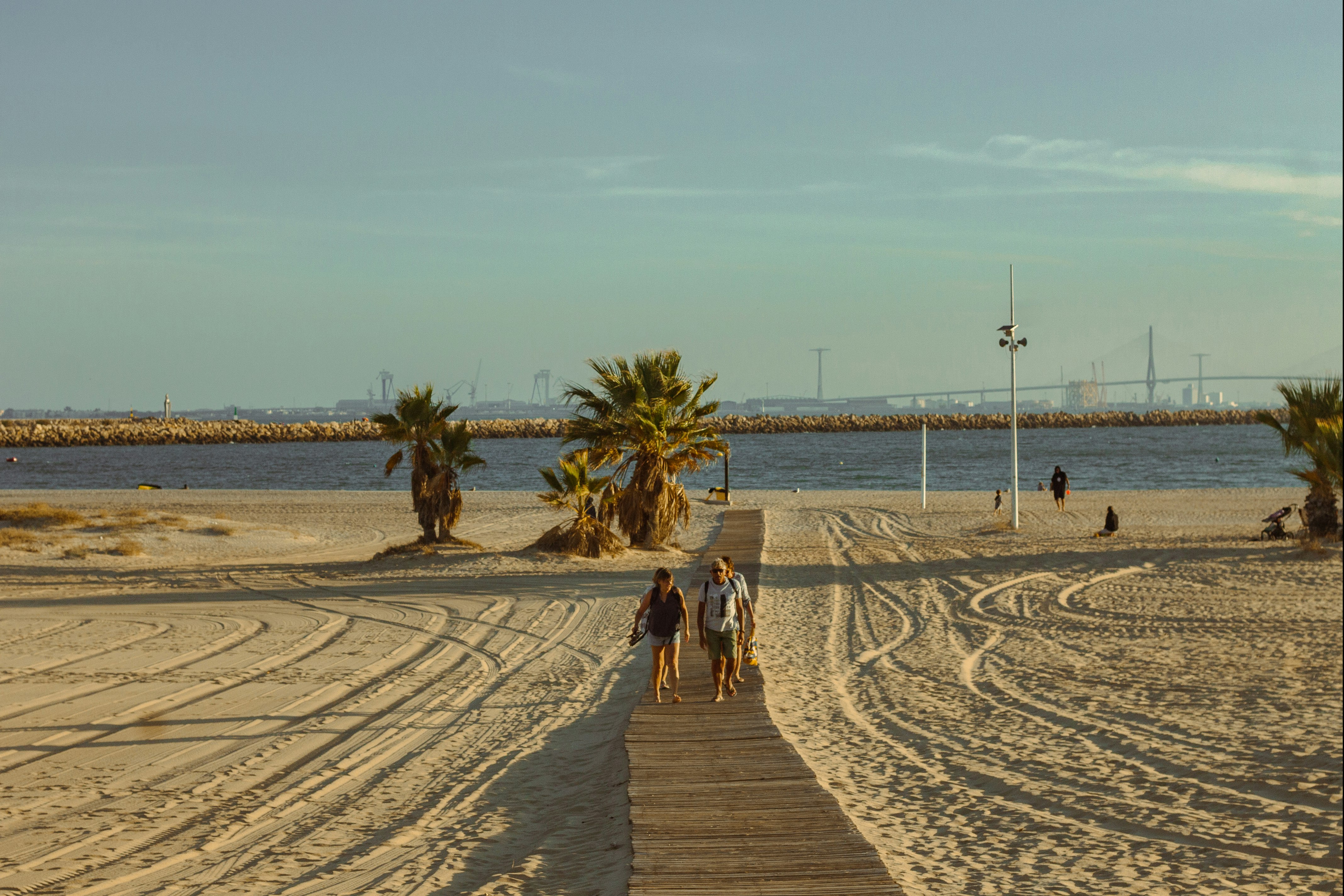 Camping Playa Las Dunas - Blick auf den Weg zum Strand
