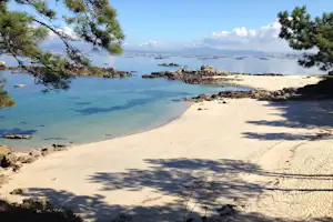 Camping Playa Paisaxe II - Blick auf den Badestrand