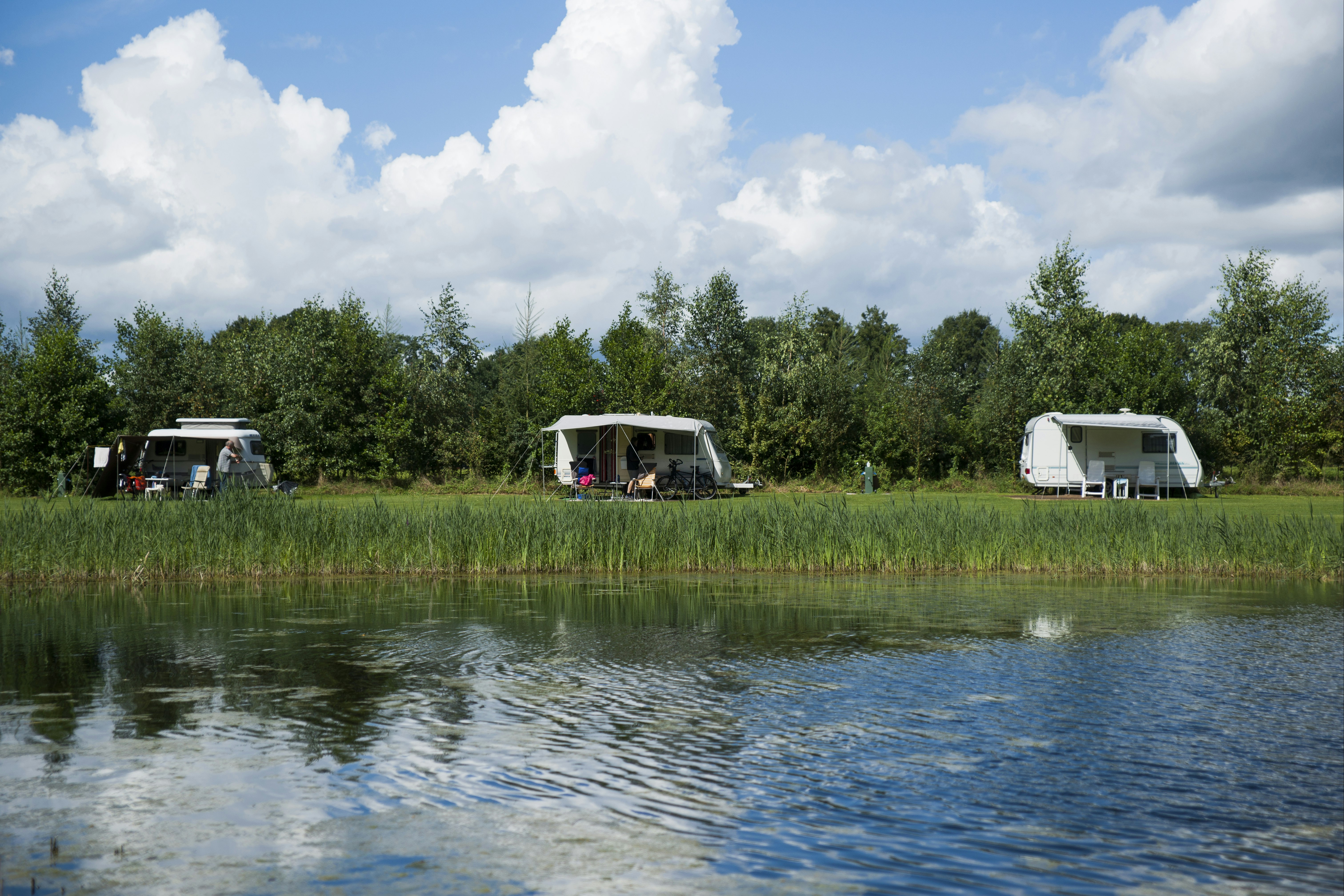 Camping Poelhuis - Standplätze im Grünen auf dem Campingplatz
