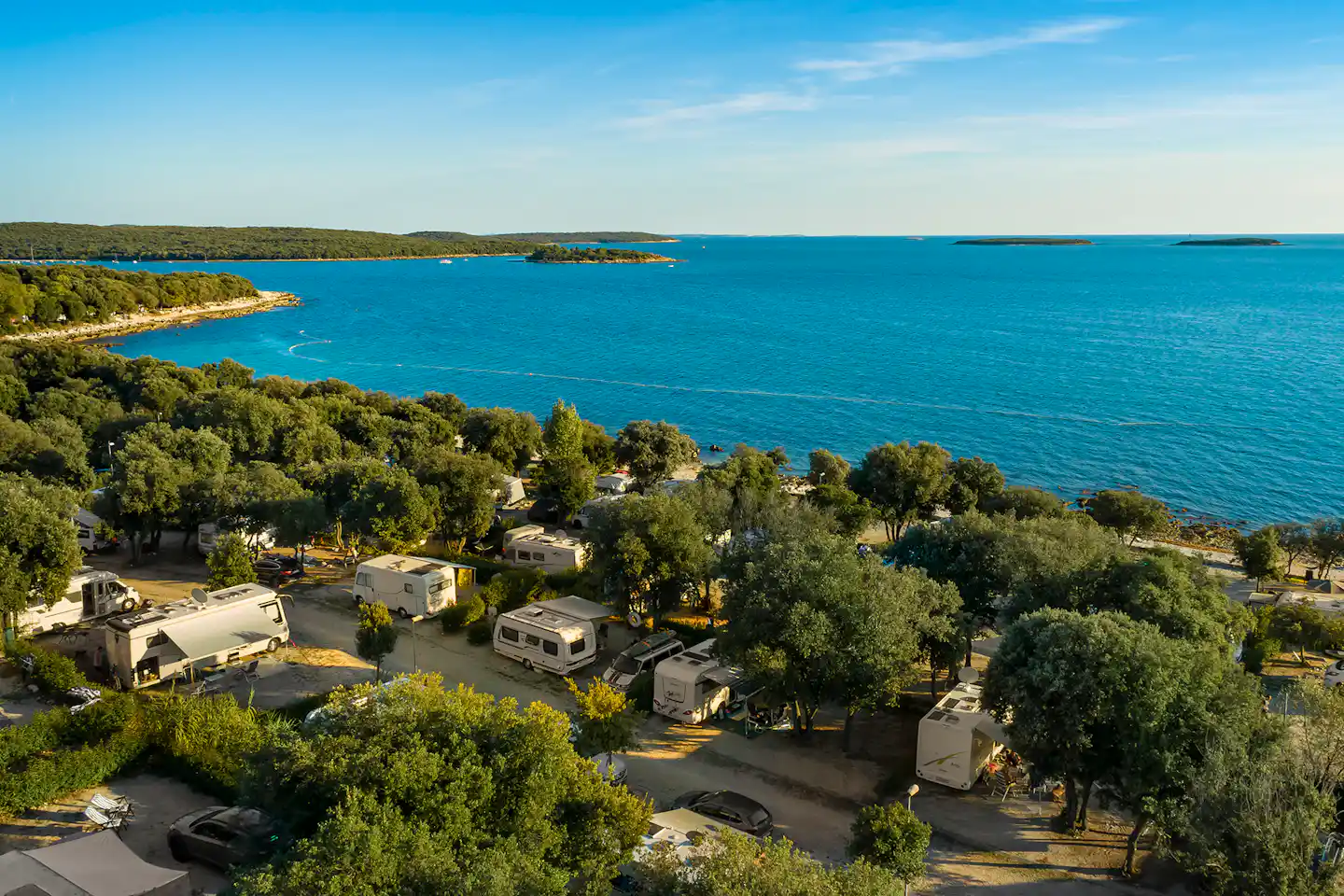 Camping Polari - Luftaufnahme des Campingplatzes