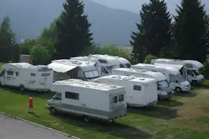 Camping Polsa - Wohnmobilstellplätze auf dem Campingplatz