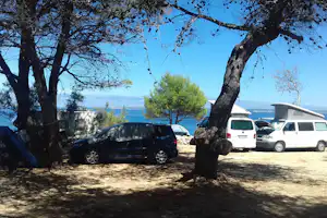 Camping Porat - Standplätze auf dem Campingplatz