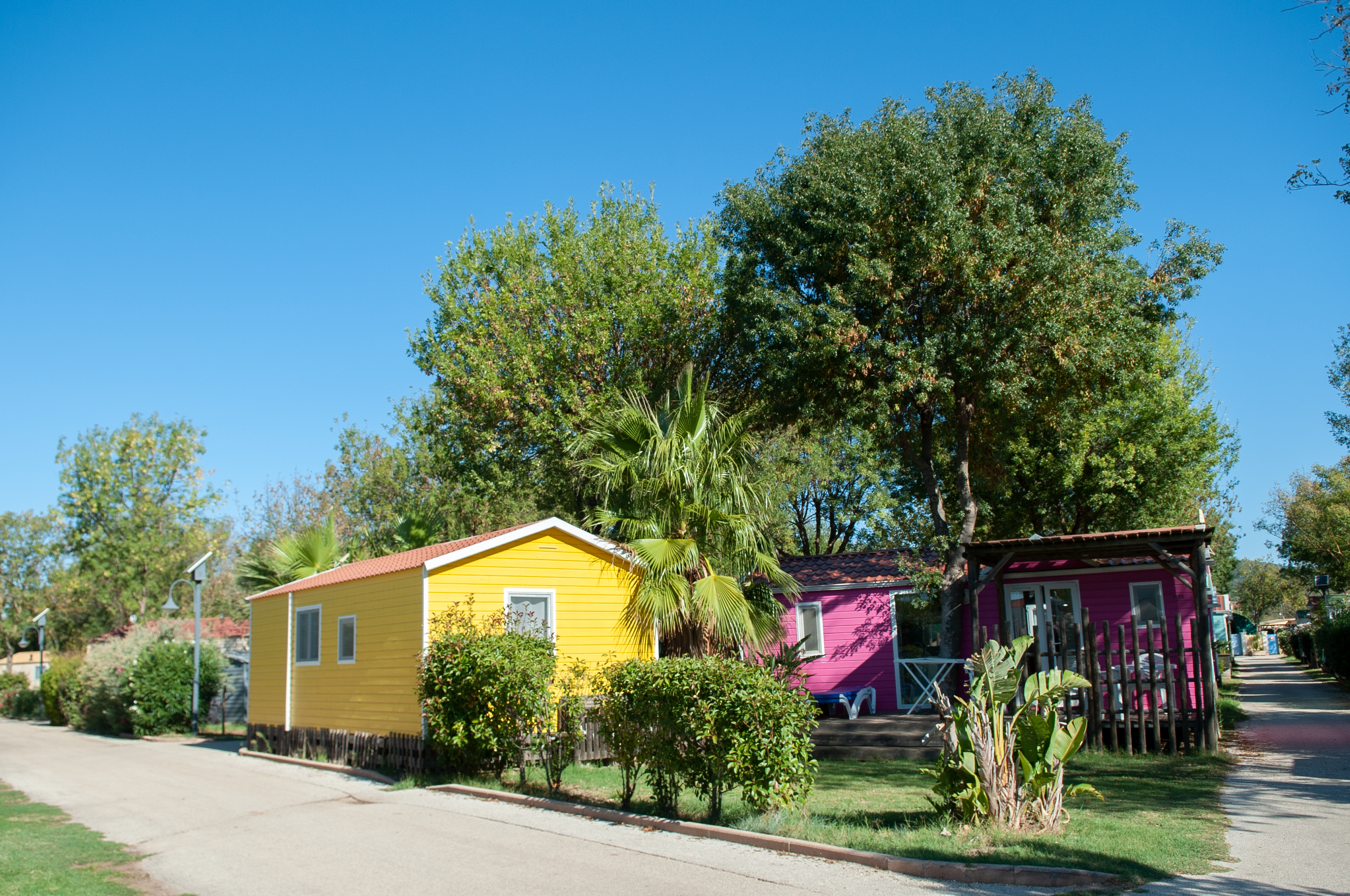 Camping Port Pothuau - Mobilheime auf dem Campingplatz