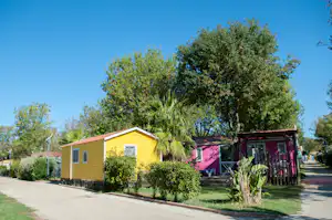 Camping Port Pothuau - Mobilheime auf dem Campingplatz