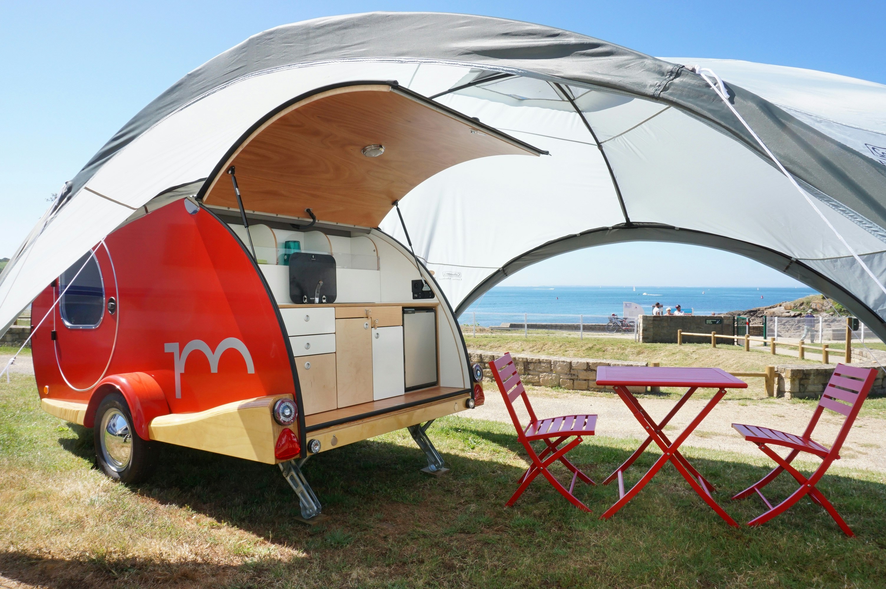 Camping Port Sable - Wohnwagenstandplatz auf dem Campingplatz