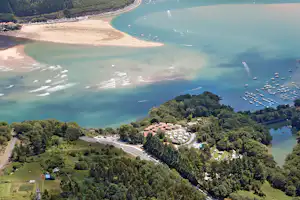 Camping Portuondo - Luftaufnahme des Campingplatzes