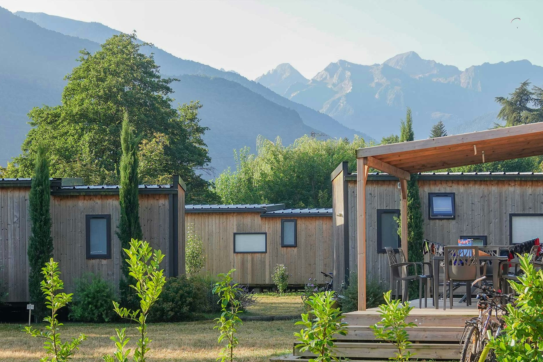 Camping Pradelongue  - Mobilheime auf dem Campingplatz