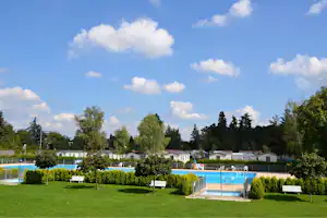 Camping Praha Klánovice - Überblick vom Campingplatz