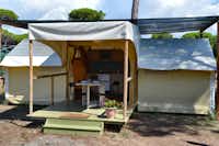 Camping Principina - Glamping-Safarizelt mit vier Betten