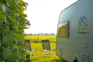 Camping Prinsenhof - Standplatz im Grünen auf dem Campingplatz