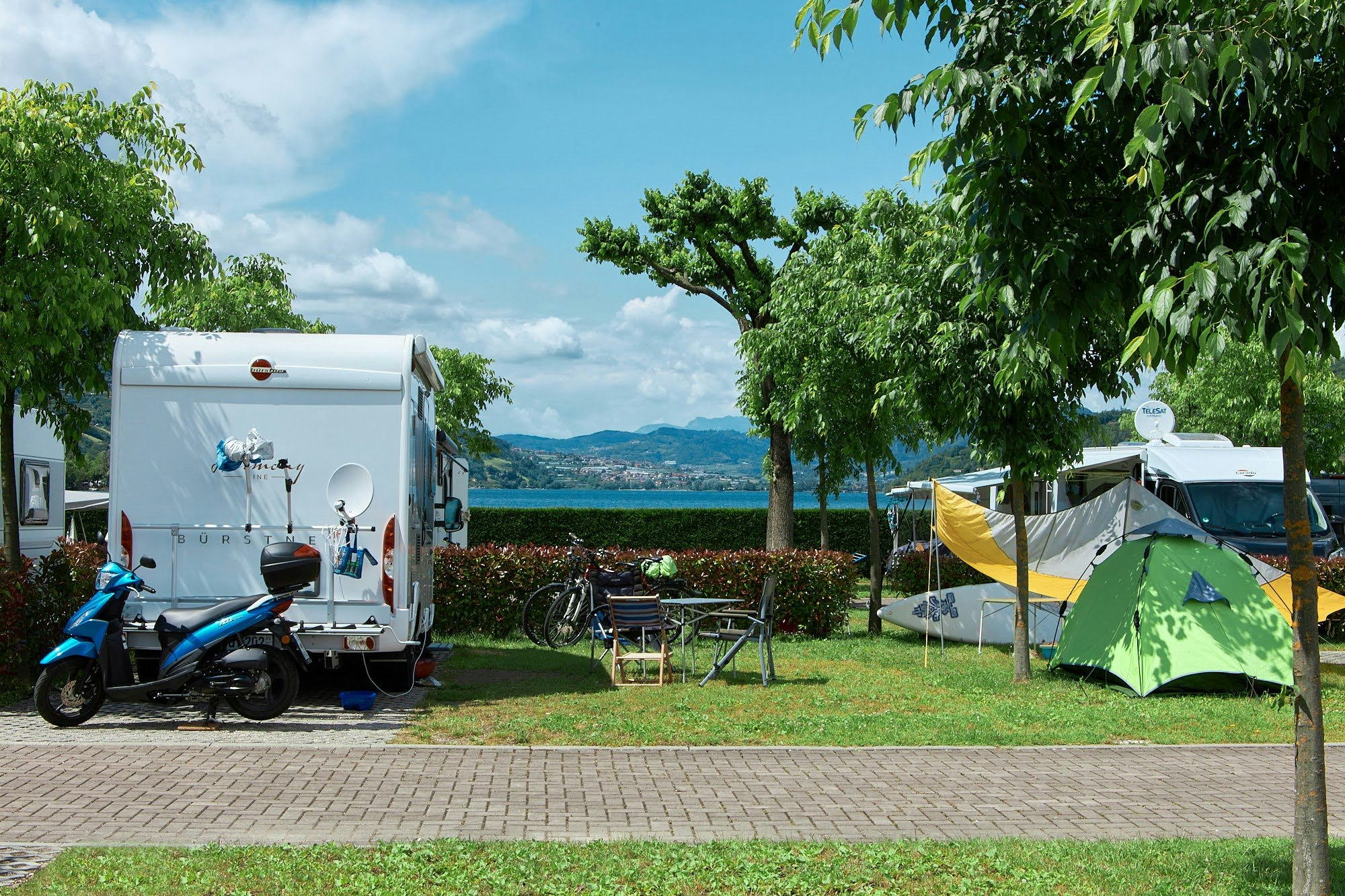Camping Punta Lago - Standplätze auf dem Campingplatz