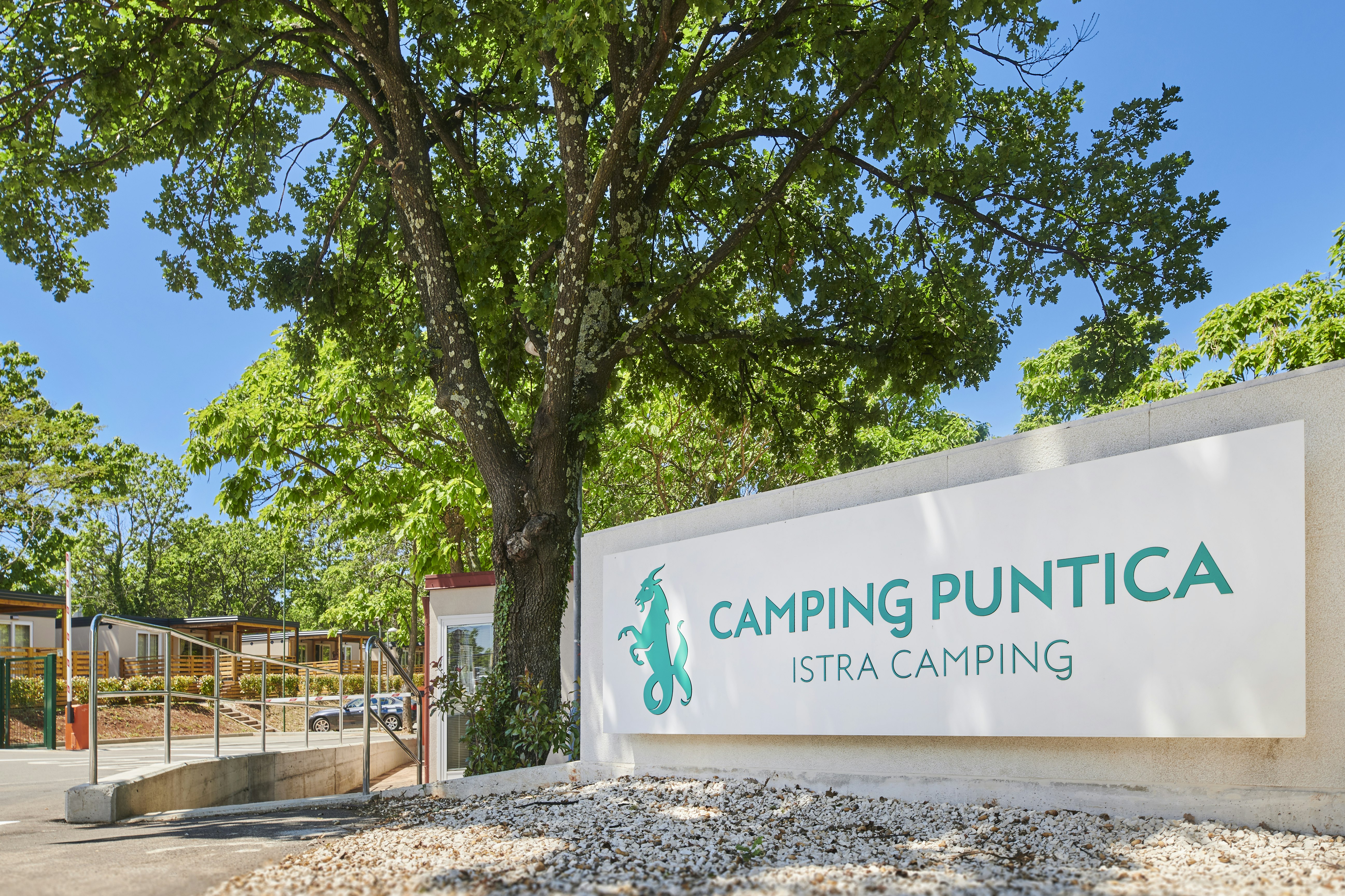 Camping Puntica - Eingang des Campingplatzes