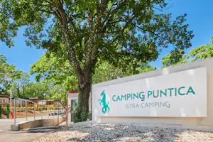 Camping Puntica - Eingang des Campingplatzes