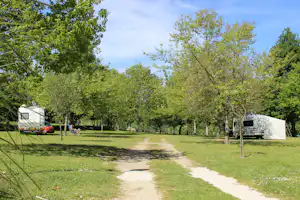 Camping Quinta Chave Grande - Stellplatz vom Campingplatz auf grüner Wiese