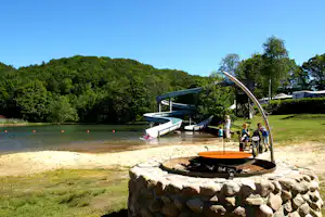 Camping Randbøldal - Wasserrutscheam Badesee vom Campingplatz