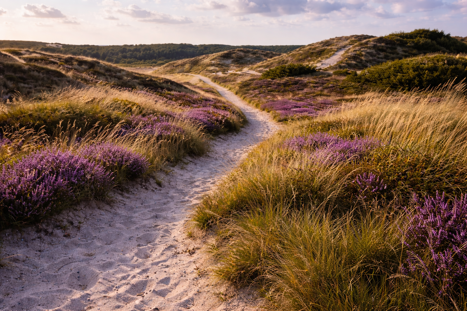 Camping Rødhus Klit - Blick auf den Weg zum Strand
