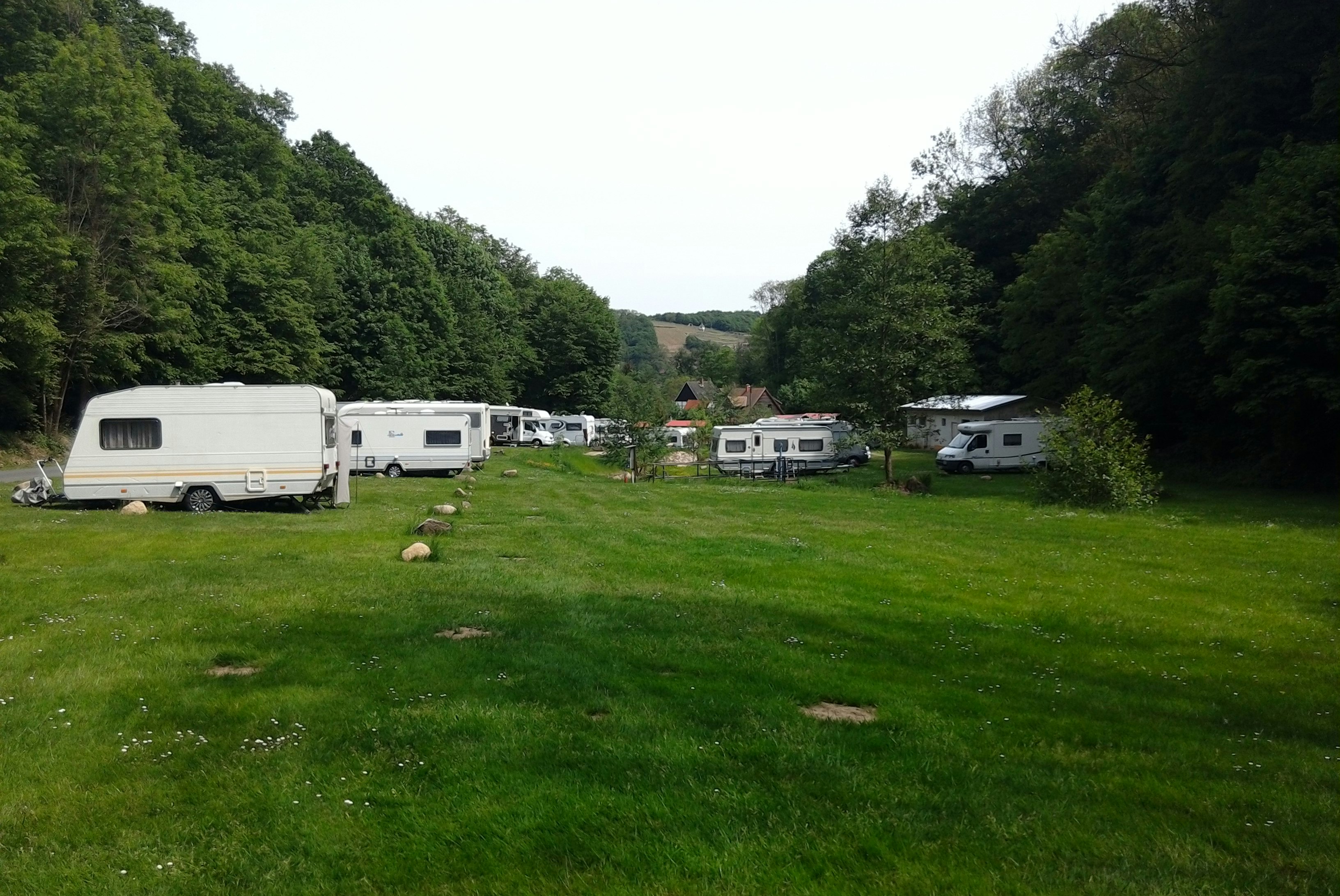 Campingplatz Rehbocktal - Standplätze auf der Wiese auf dem Campingplatz