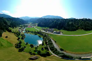 Camping Reiterhof - Luftaufnahme des Campingplatzes