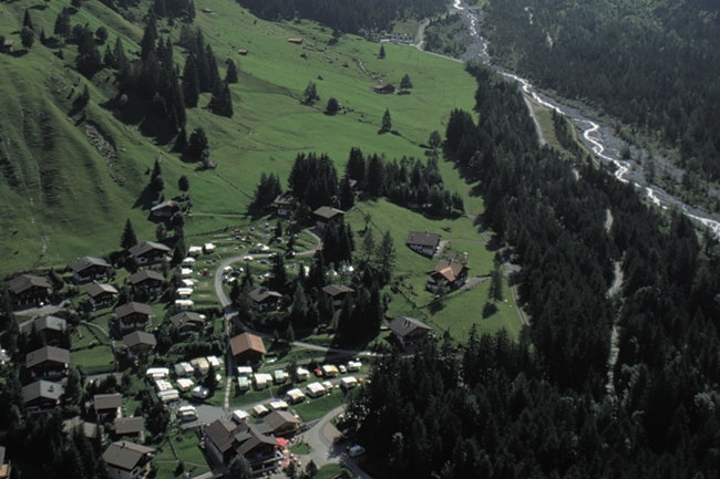 Camping Rendez-Vous - Campingplatz aus der Vogelperspektive