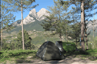 Camping Repòs del Pedraforca  -  Zeltplatz vom Campingplatz in den Pyrenäen