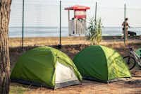 Camping Residence Punta Spin - Zelte auf einem Stellplatz des Campingplatzes