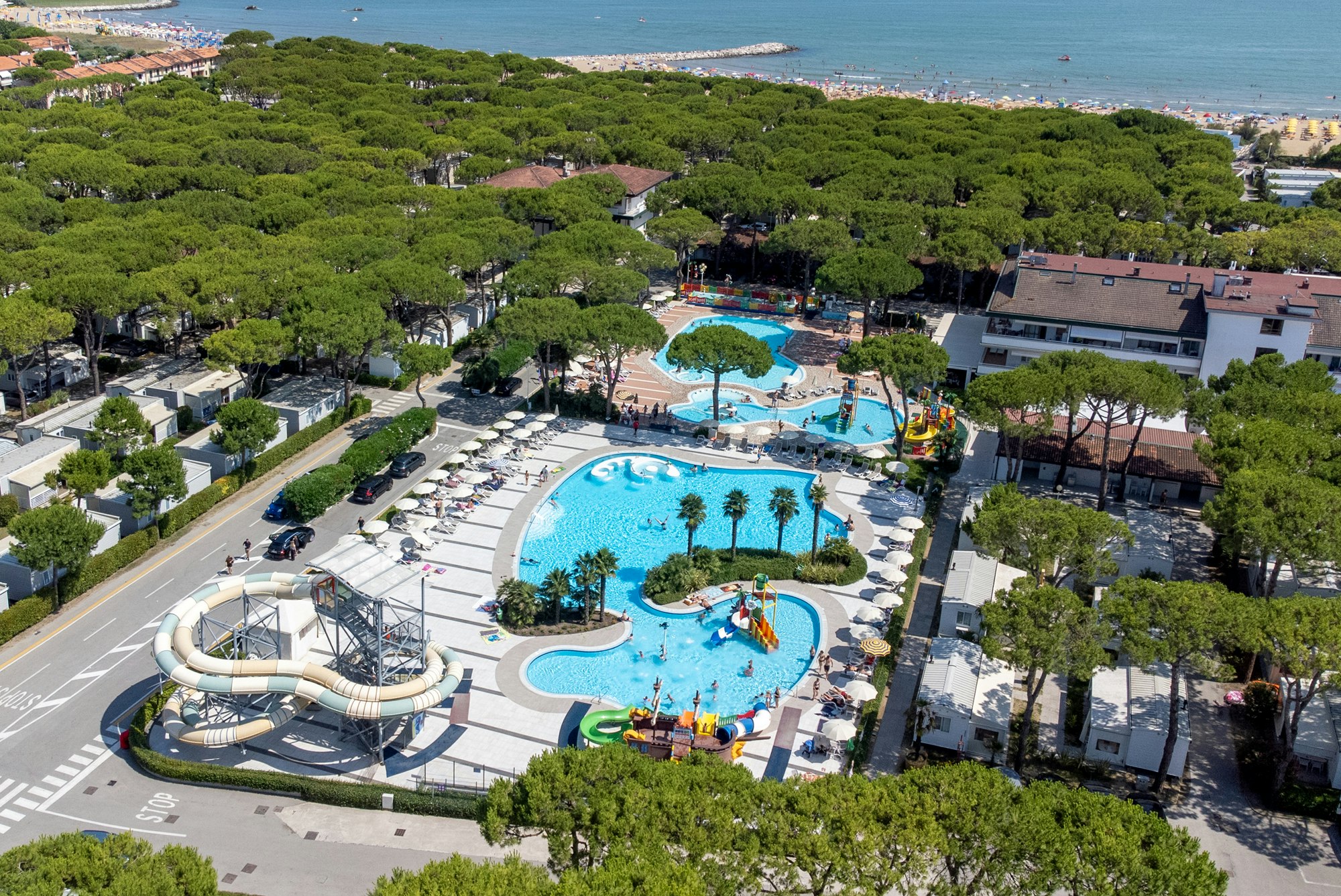 Residence Village  Camping Residence Village  - Campingplatz aus der Vogelperspektive