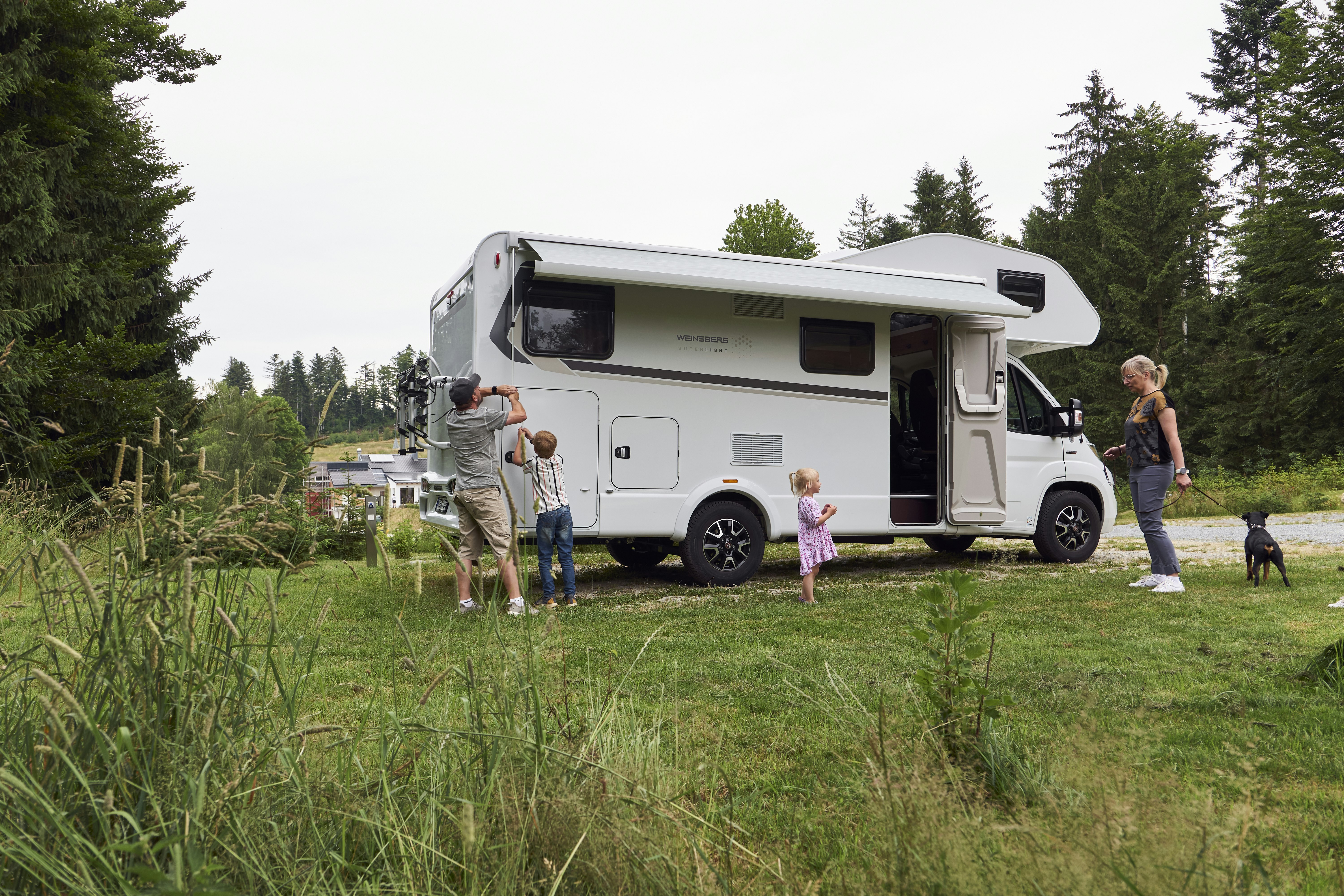 Camping Resort Bayerwald - Standplätze auf dem Campingplatz