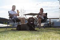 Camping Resort Bodenmais - Hundefreundliche Wohnwagenstellplätze mit grünem Rasen