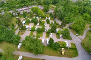 Camping Resort Ljubljana - Campingplatz aus der Vogelperspektive