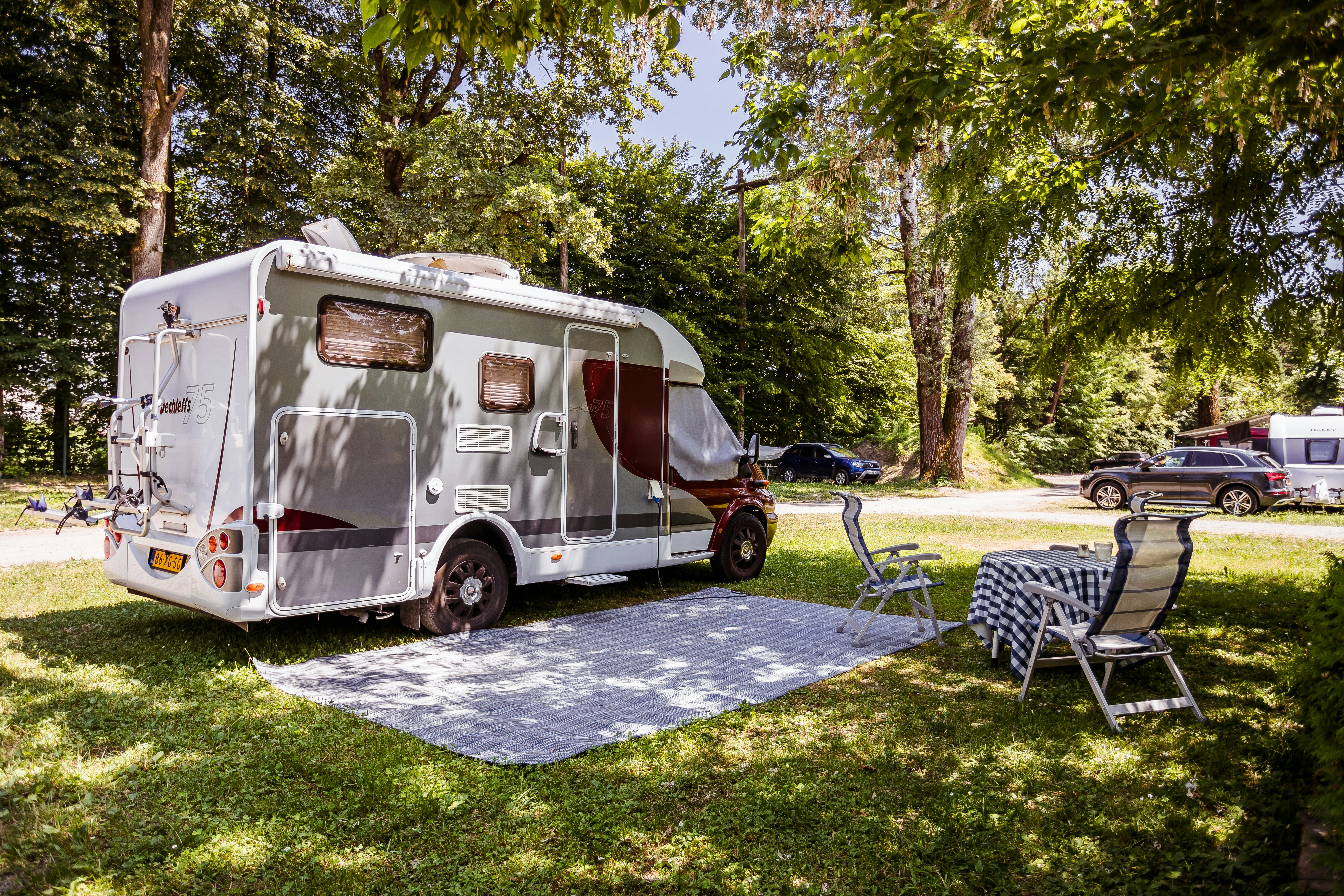 Camping Resort Ljubljana - Standplätze auf dem Campingplatz