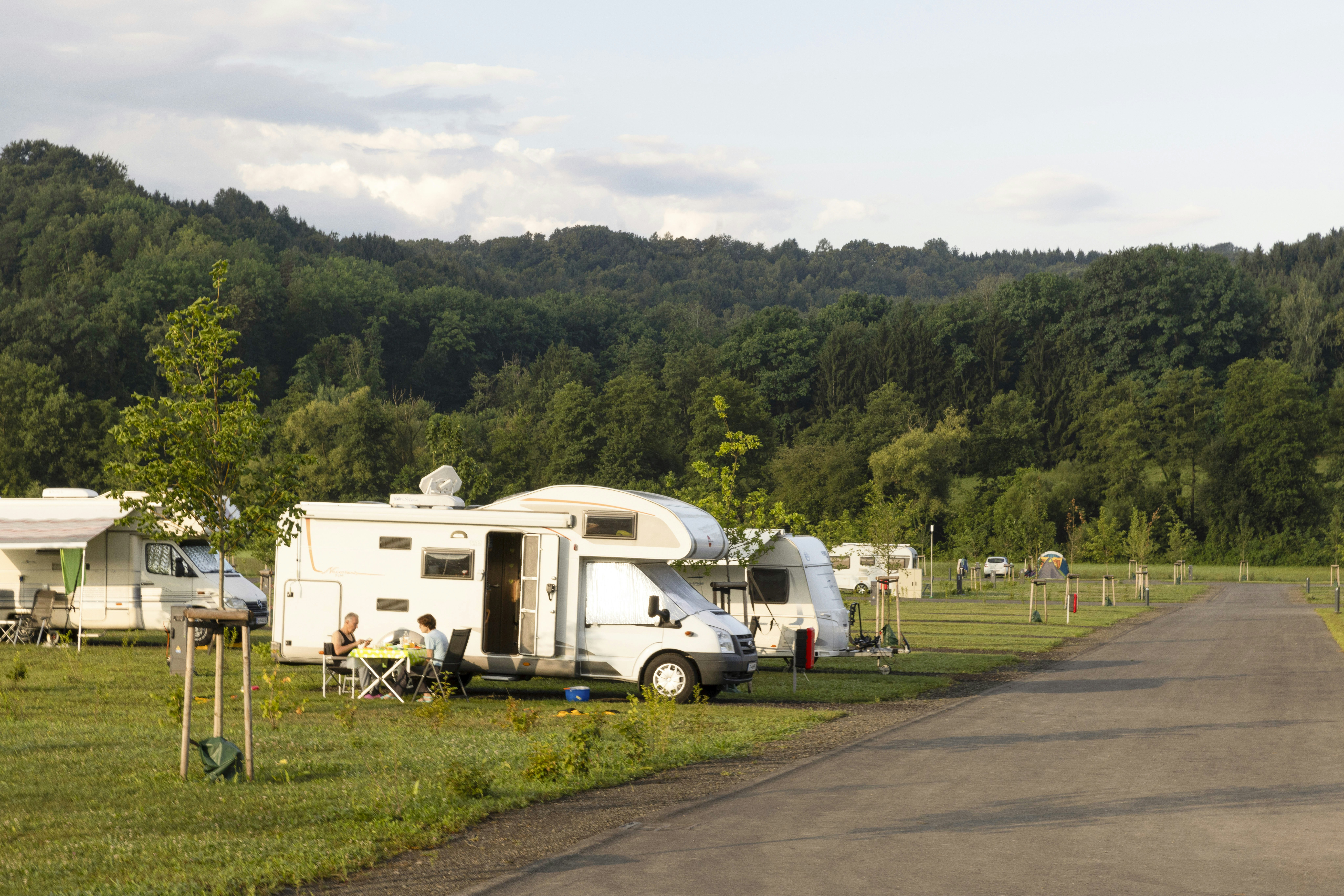 Camping Resort Riegersburg - Standplätze auf dem Campingplatz