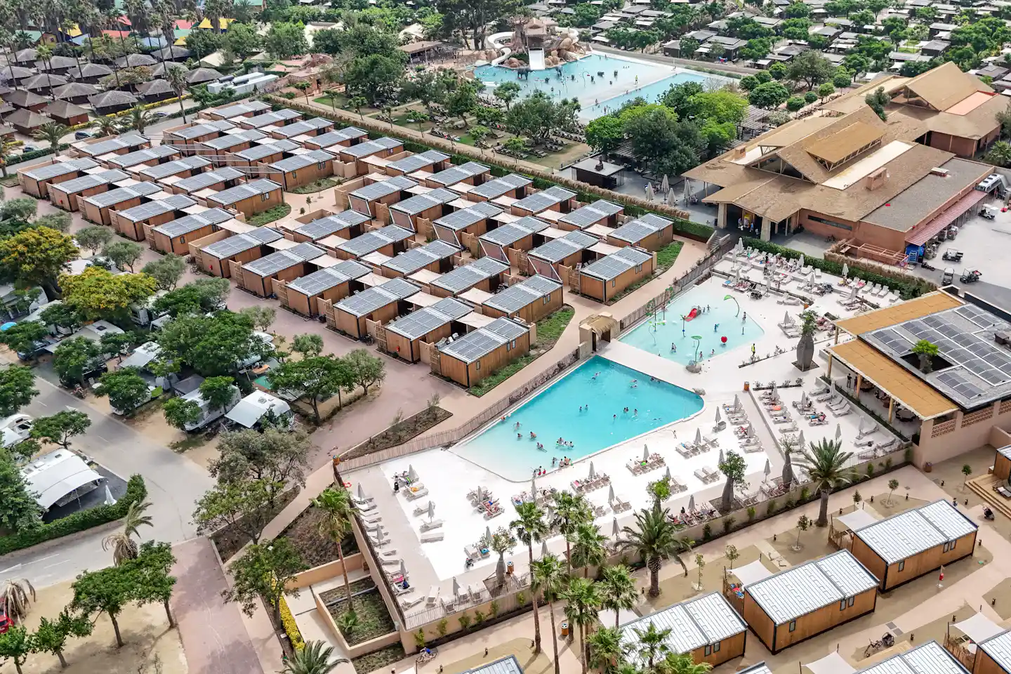 Sangulí Camping & Resort - Luftaufnahme des Campingplatzes