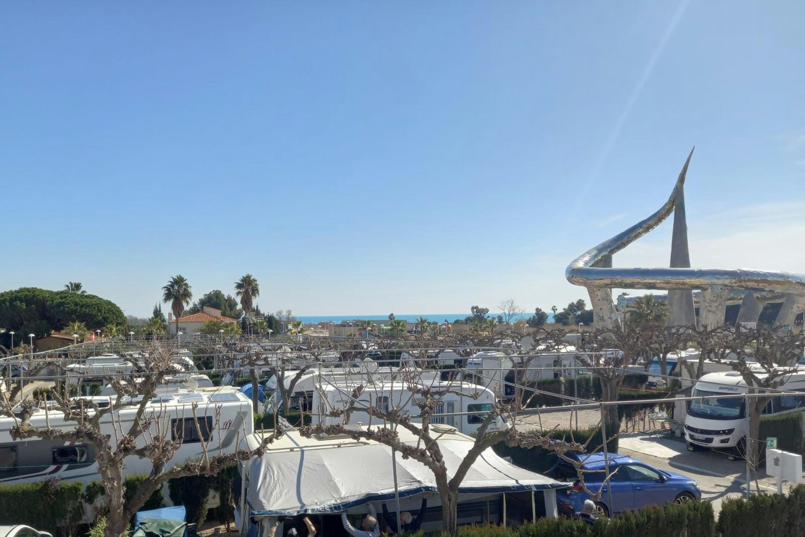 Camping Riberamar - Standplätze auf dem Campingplatz