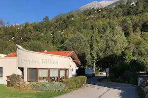 Camping Riffler - Eingang des Campingplatzes
