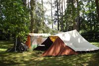 Camping Rio Verde  -  Zeltplatz vom Campingplatz im Schatten der Bäume